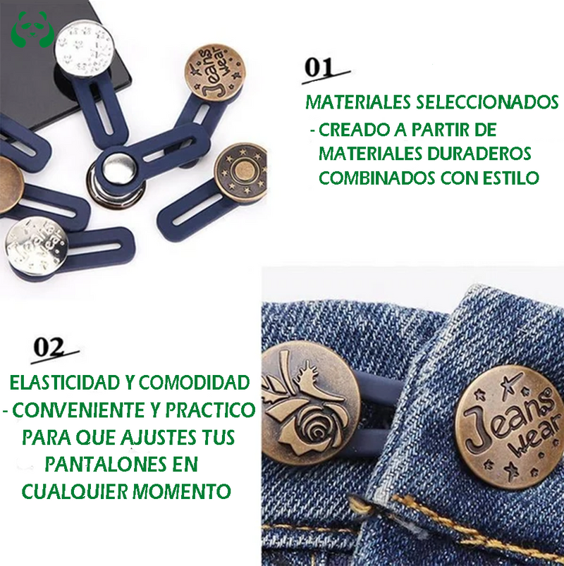 Botón ajuste perfecto de pantalón - ButtonJeans®