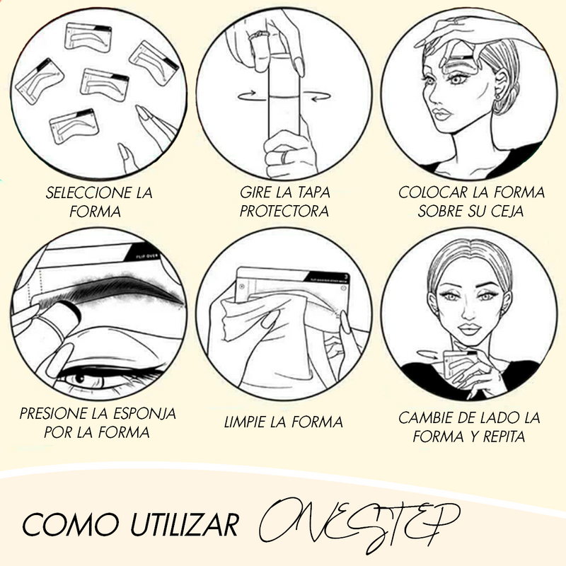 KIT STENCIL CEJAS - OneStep™