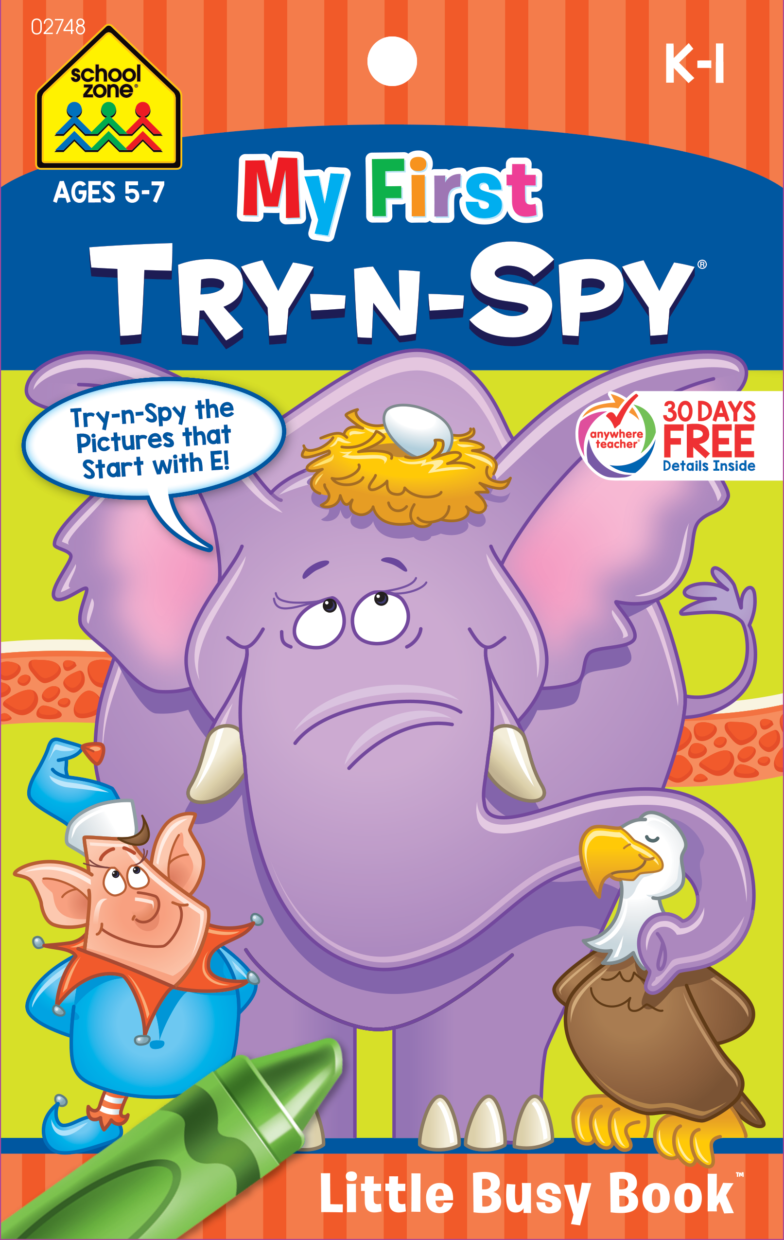 My First Try-n-Spy Grades K-1 Workbook