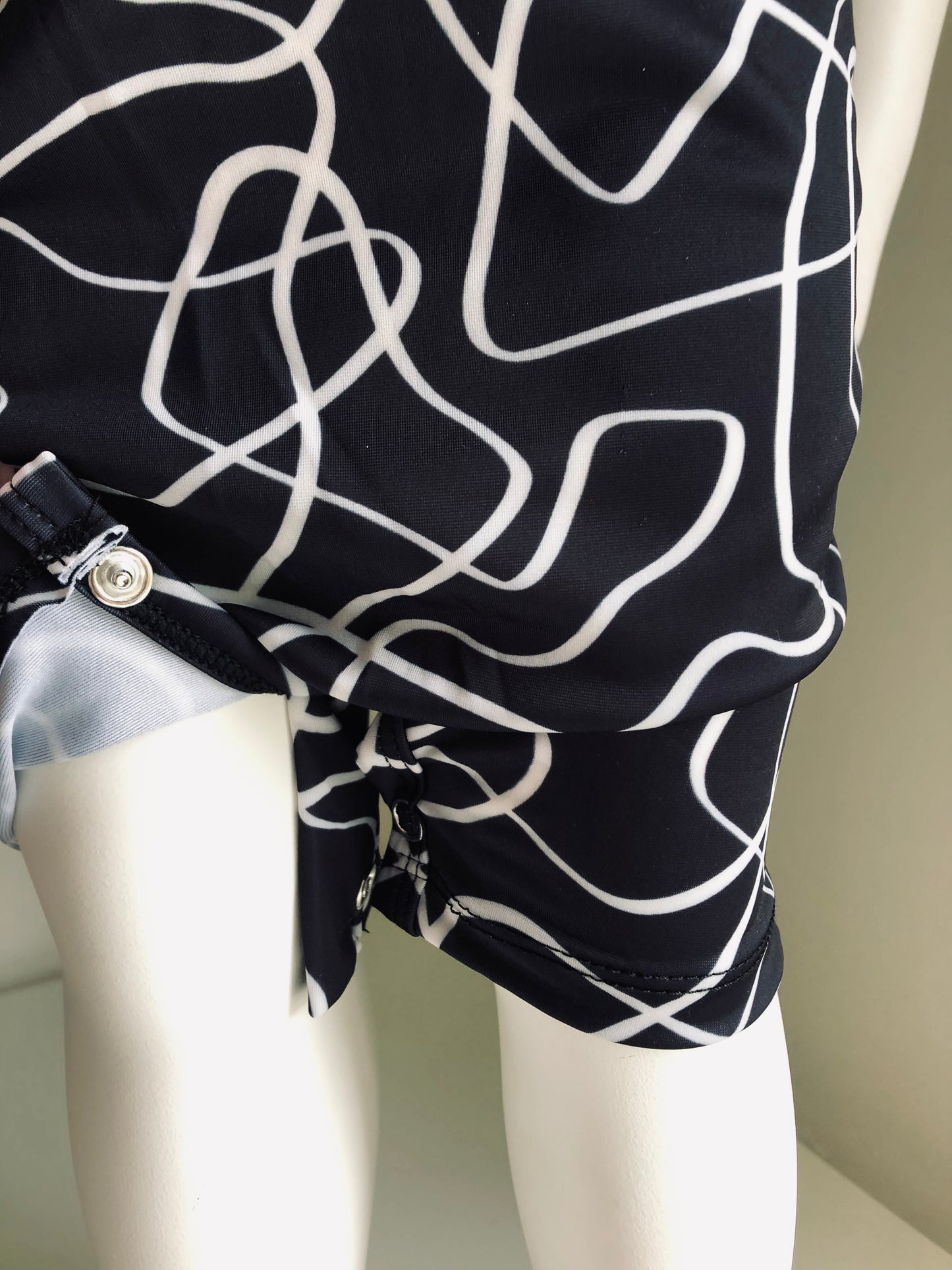 Cublife Exclusive Unisex Swimsuit in squiggle print