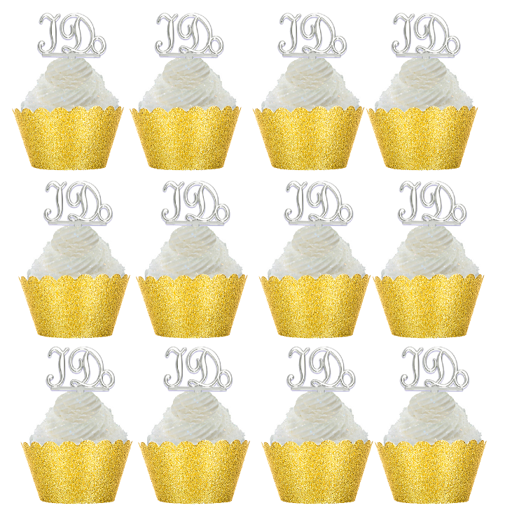 bridal shower cupcake toppers