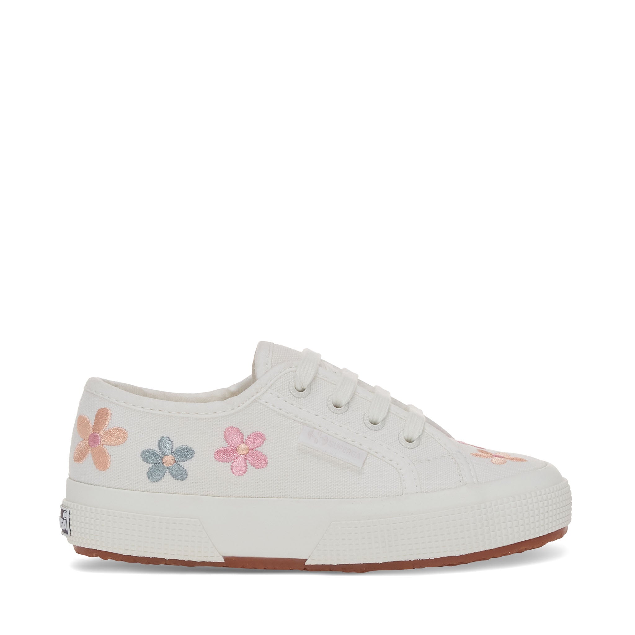Ruilhandel scherm Waterig Superga - 2750 Kids Embroidery Flowers Sneakers - White Floral – Superga US