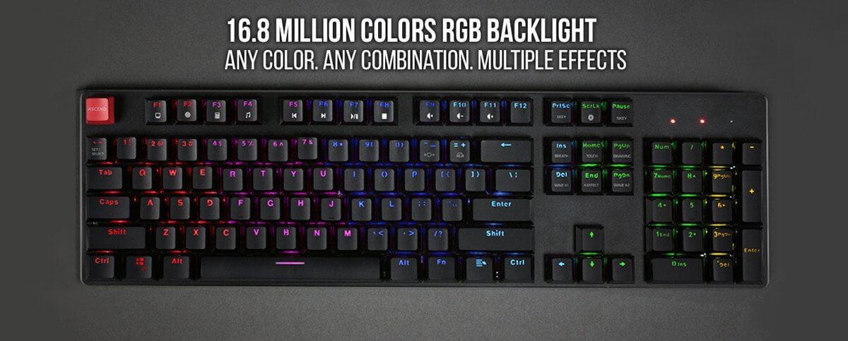Our Glorious gaming keyboard packs some really cool features. 