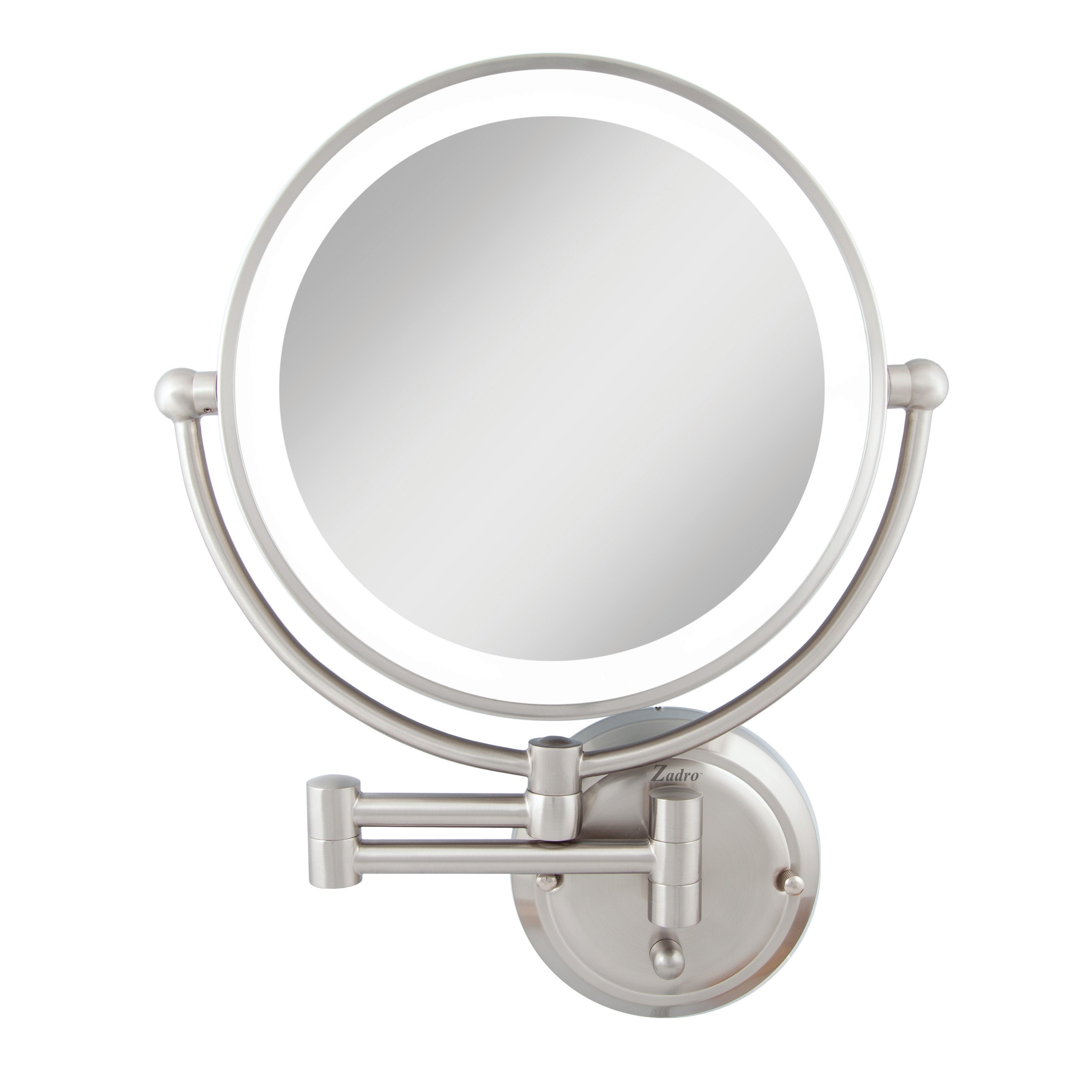 zadro wall mounted makeup mirror