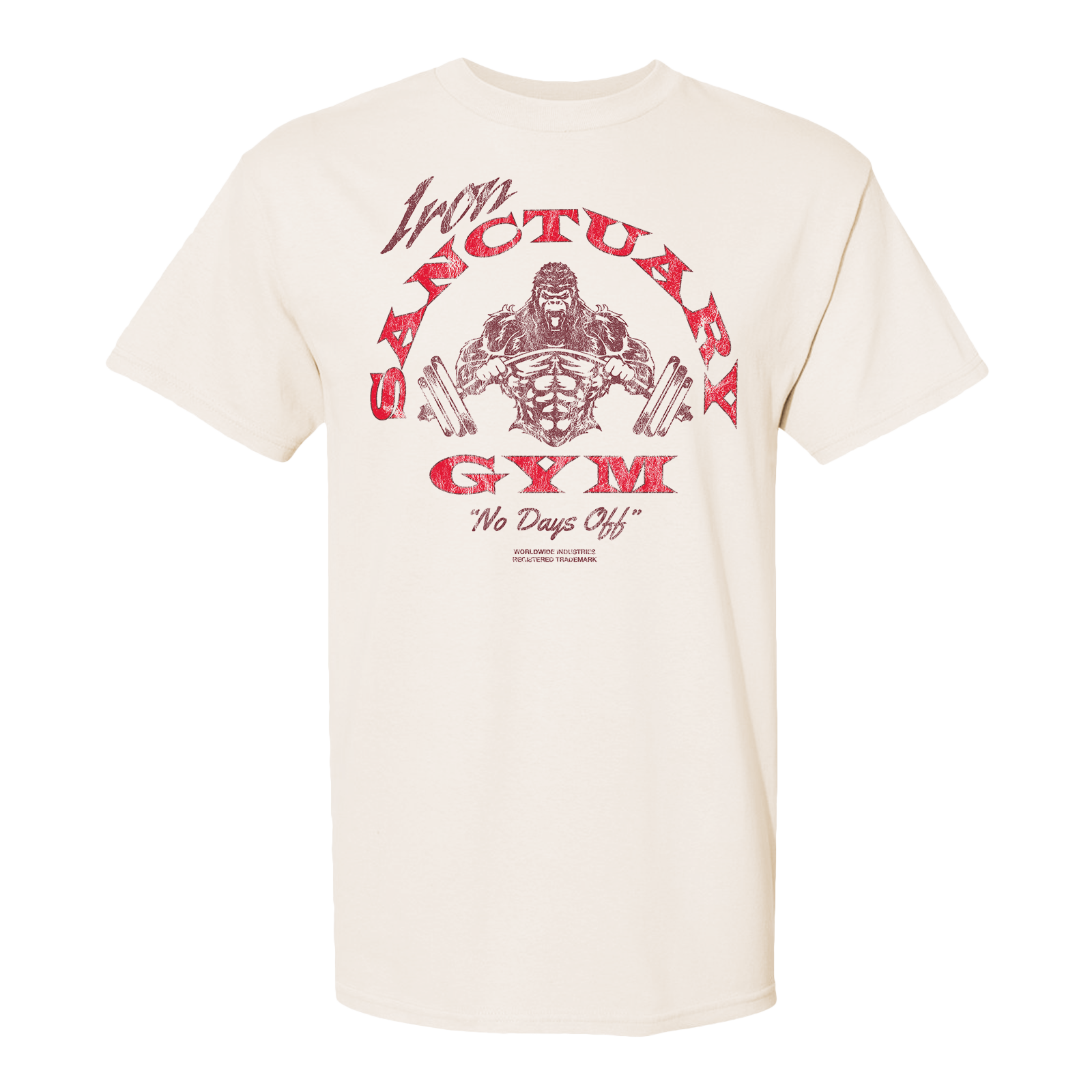 No Days Off 9oz Iron Heavyweight Tee Iron Sanctuary