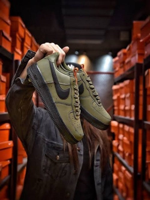 Pensar Compuesto columpio Nike Airforce 1 07 Medium Olive green – The Shoe Factory
