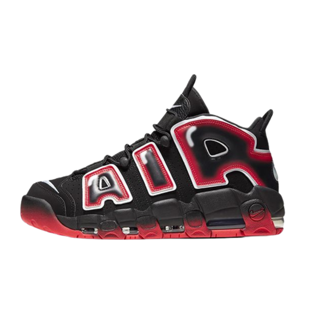 red and black nike air uptempo