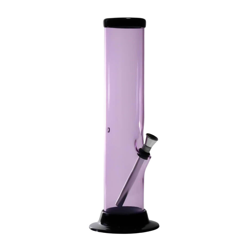 Lavender Tube Acrylic Bong in Multiple Sizes – Next Bardo