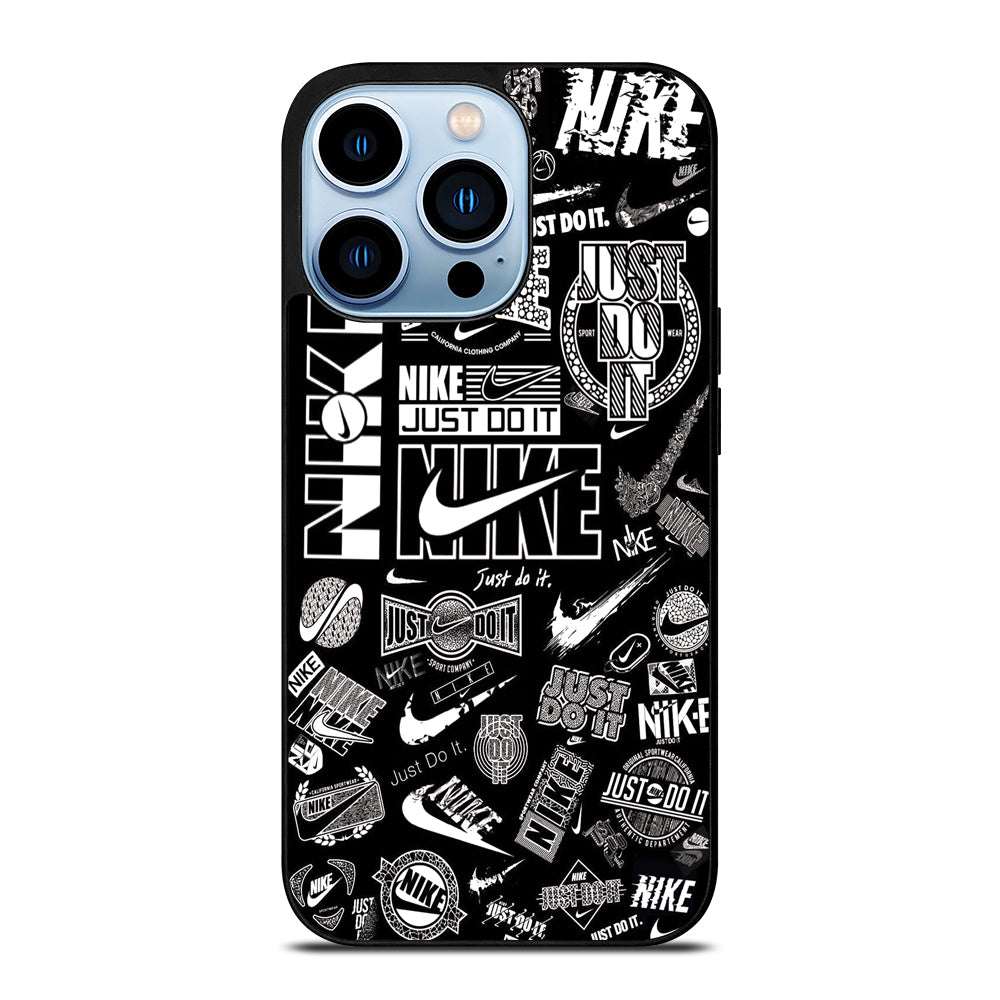 fragmento menos florero NIKE LOGO COLLAGE WALLPAPER iPhone 13 Pro Max Case Cover – Seasoncase