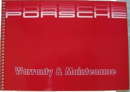 1990 Guarantee & Maintenance Book, 911