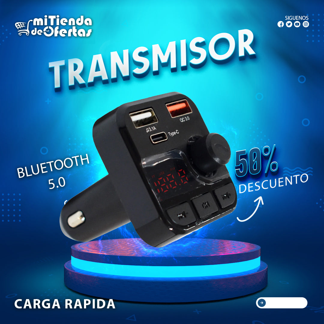 Horizontal Bonito Honestidad Transmisor Reproductor Bluetooth MP3 Cargador – mitiendadeofertas