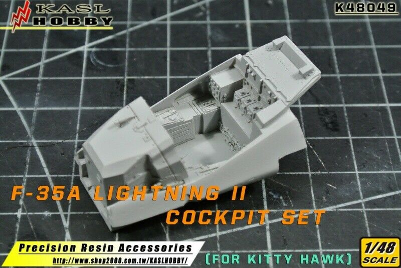 KASL Hobby 1/48 F-35A Lightning II Cockpit Upgrade resin for KittyHawk 