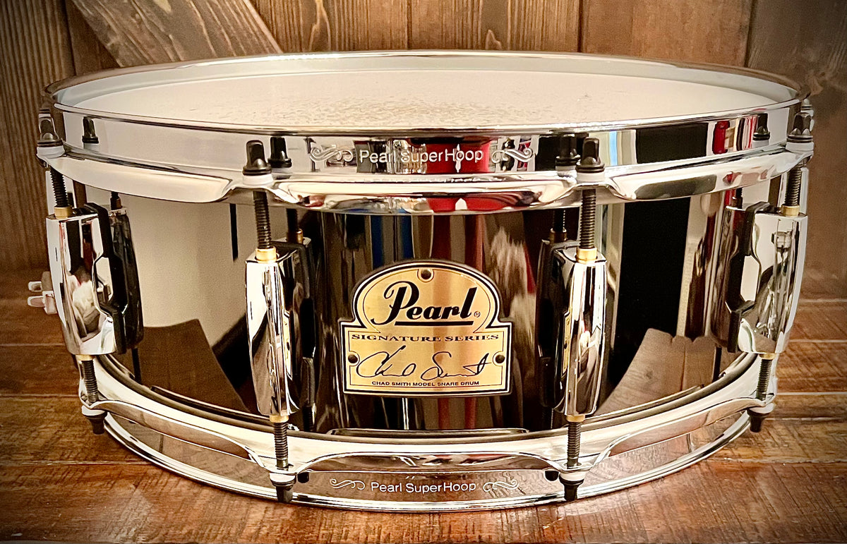 pearl スネアドラム チャドスミス 限定カラー - 打楽器