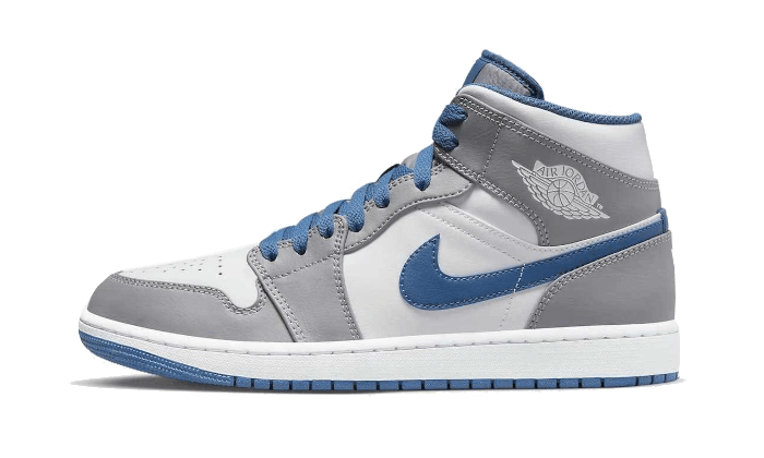 jordan 1 blue and white mids