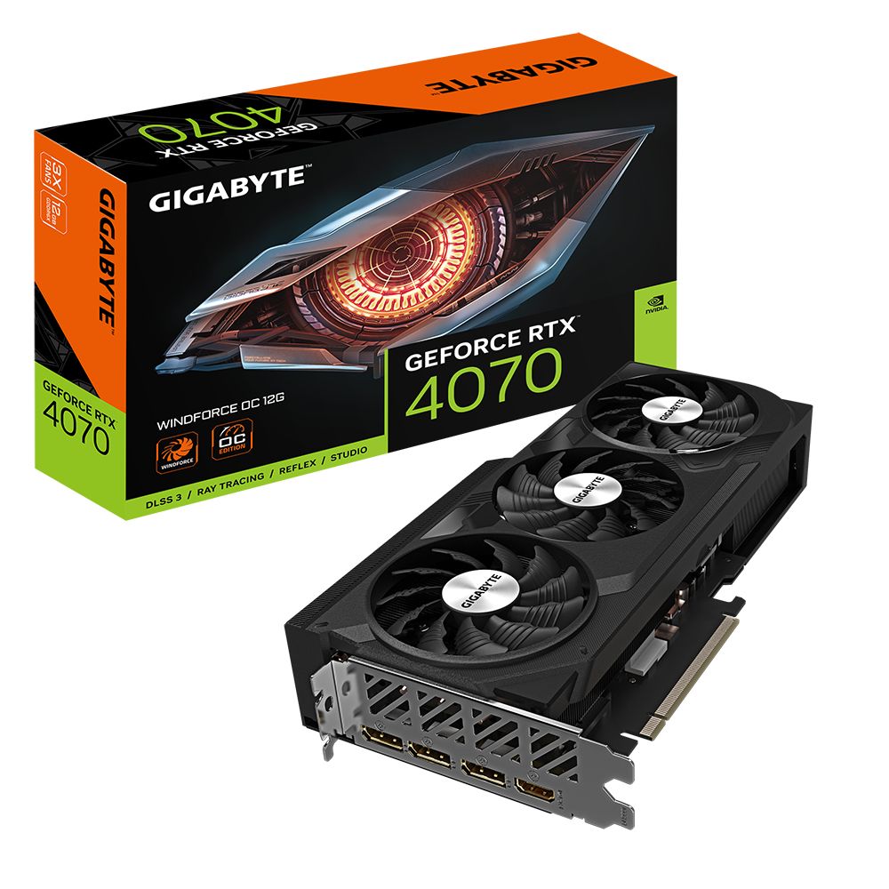 Gigabyte Gv N4070wf3oc 12gd Graphics Card Nvidia Geforce Rtx 4070 12 G Gotraka