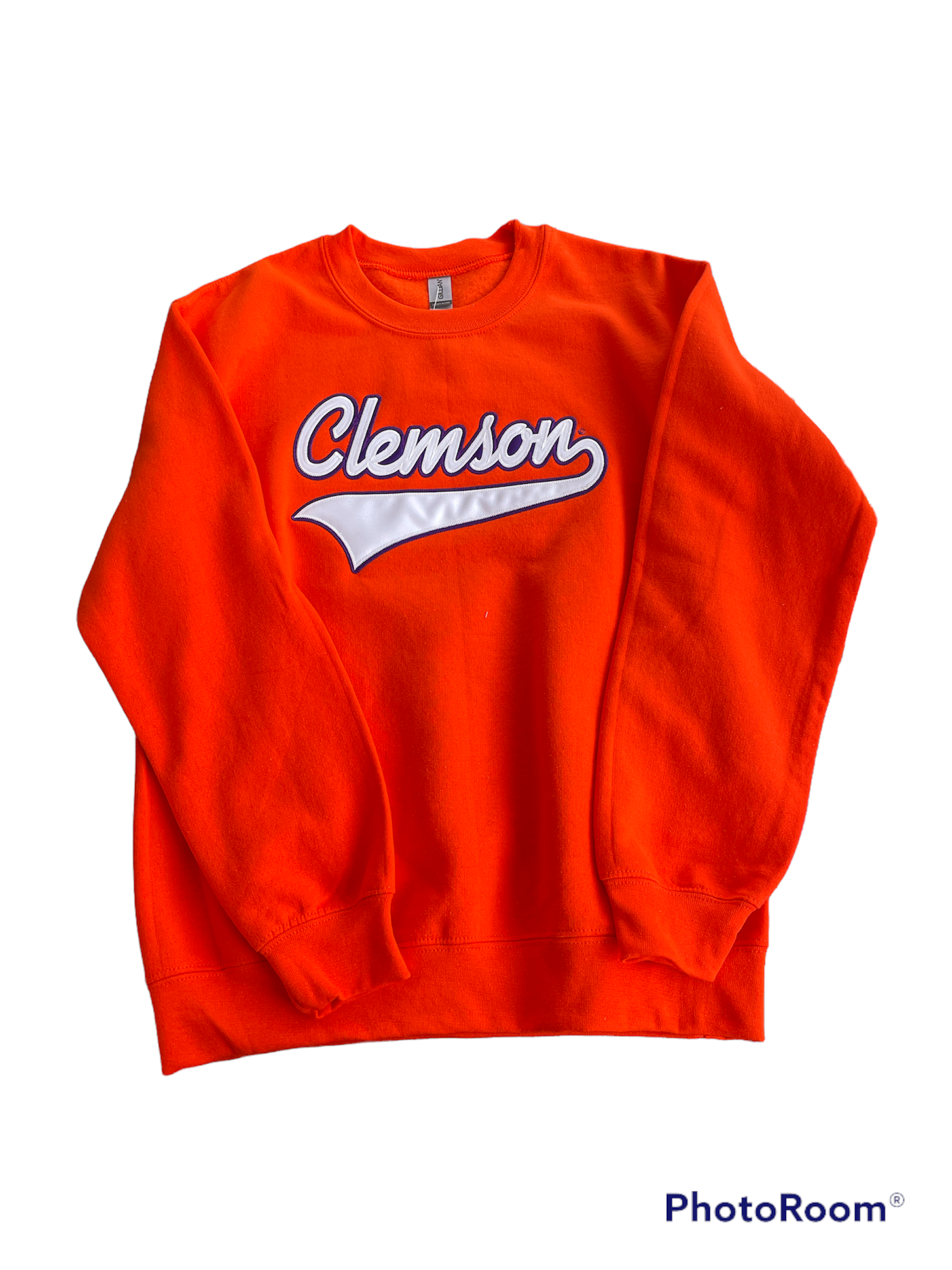 Cursive Clemson Crewneck Tackle Twill Sweatshirt – Tigers Den