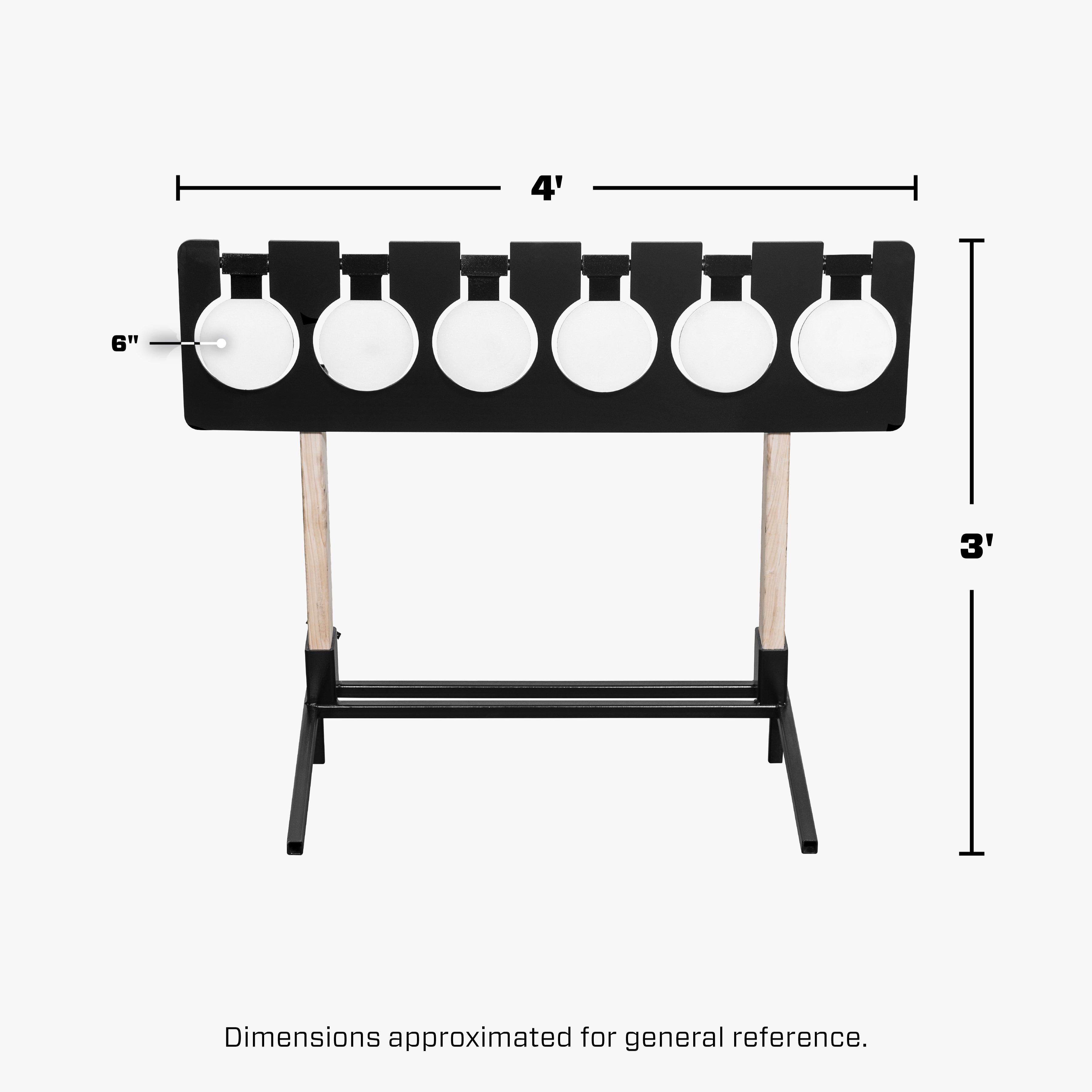 Challenge Targets Commercial Grade Plate Rack Target