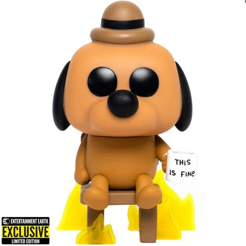 This Is Fine Dog EE Exclusive Pop! Funko Pop 2020 NYCC PRESALE 