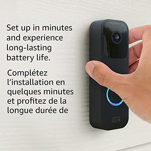 Video Doorbell + 2 Outdoor camera system + Sync Module 2 | 2-way audio, HD video, motion, chime app alerts, Alexa enabled, wired or wire-free (Black)