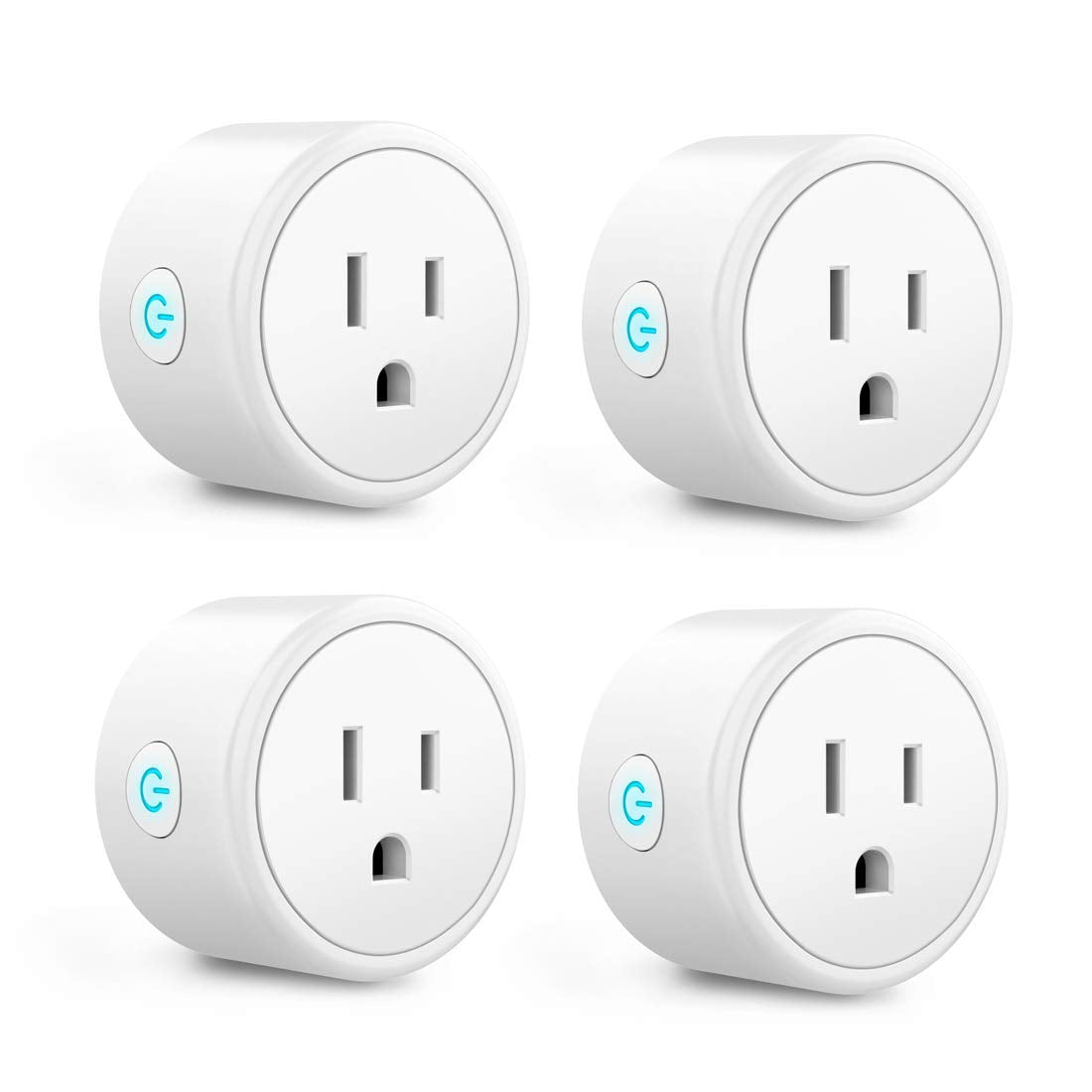 Wireless socket with timer function Mini wifi socket Wifi smart plug work with Alexa/Google home/echo/IFTTT smart life free app Remote Control &Voice Control Your Home Appliances from Anywhere