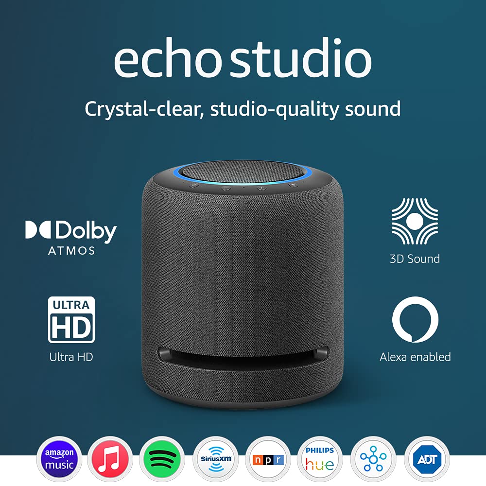 Bother onion Mindful Echo Studio – High-fidelity smart speaker with TP-Link Color Bulb– Ale –  Totality Solutions Inc.