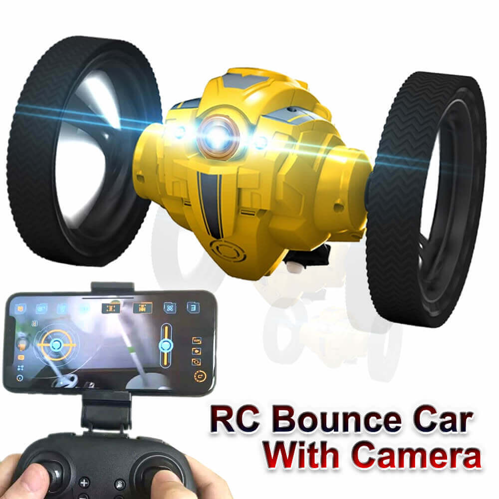 remote control bouncing camera car