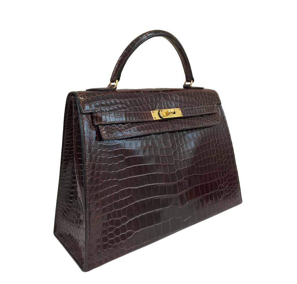 hermes vintage crocodile bag