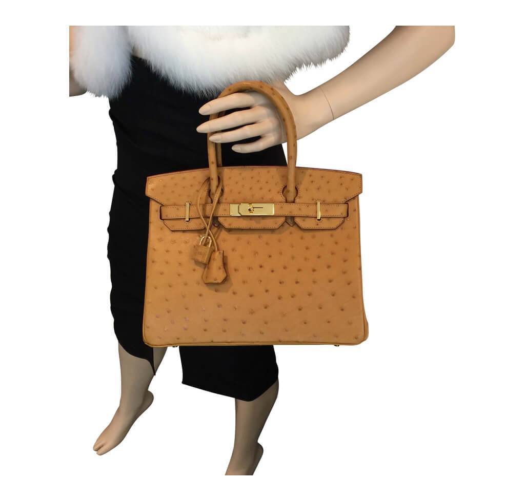 ostrich skin birkin