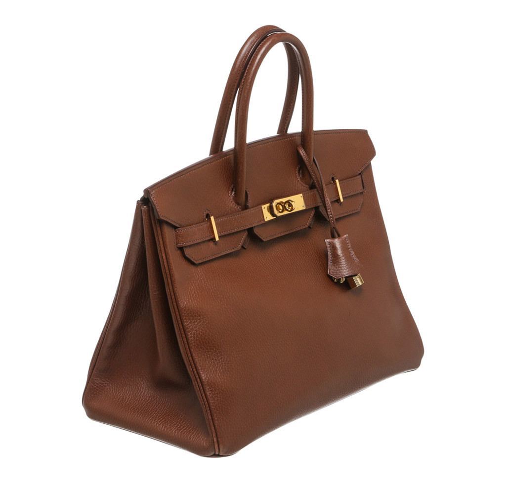 hermes birkin 35 cognac