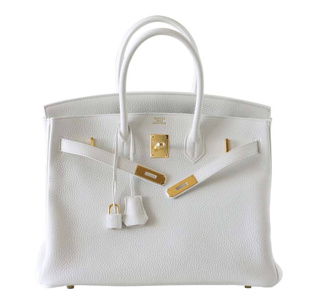 hermes bag white