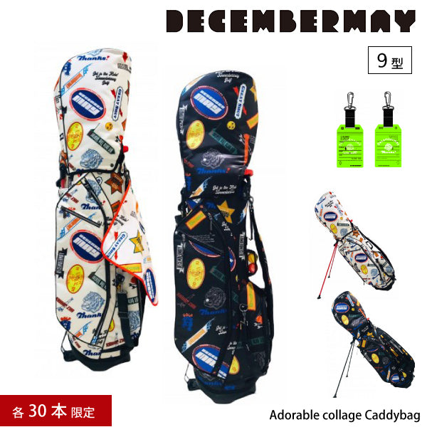 【送料無料】DECEMBERMAY ディセンバーメイ メンズ レディース Adorable collage Caddybag 【数量限定生産】撥水加工  防汚素材 3-999-8002