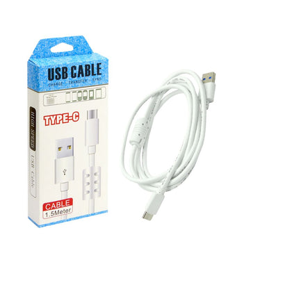CABLE USB TYPE -C 1.5MTS CON FILTRO