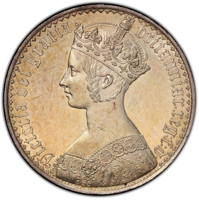 最大58％オフ！ 1847 イギリス クラウン銀貨 ヴィクトリア女王 英国