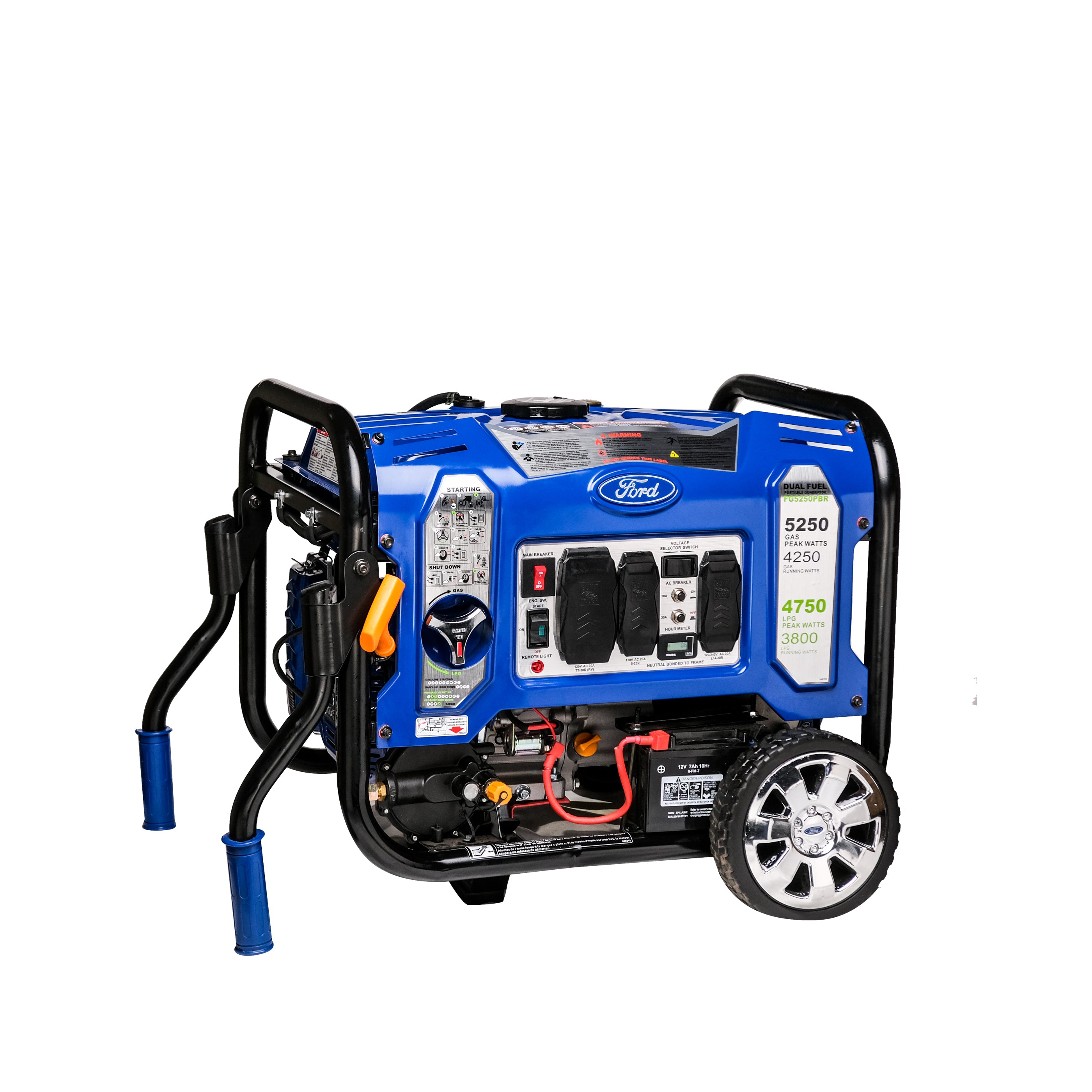 Ford FG5250PBR 5,250W Dual Fuel Portable Generator with Switch Go Te – Generator Shop USA