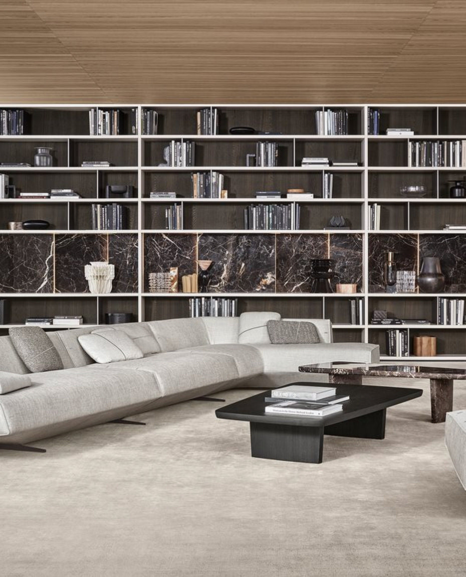 Wall System Bookcase By Crands Poliform Poliform