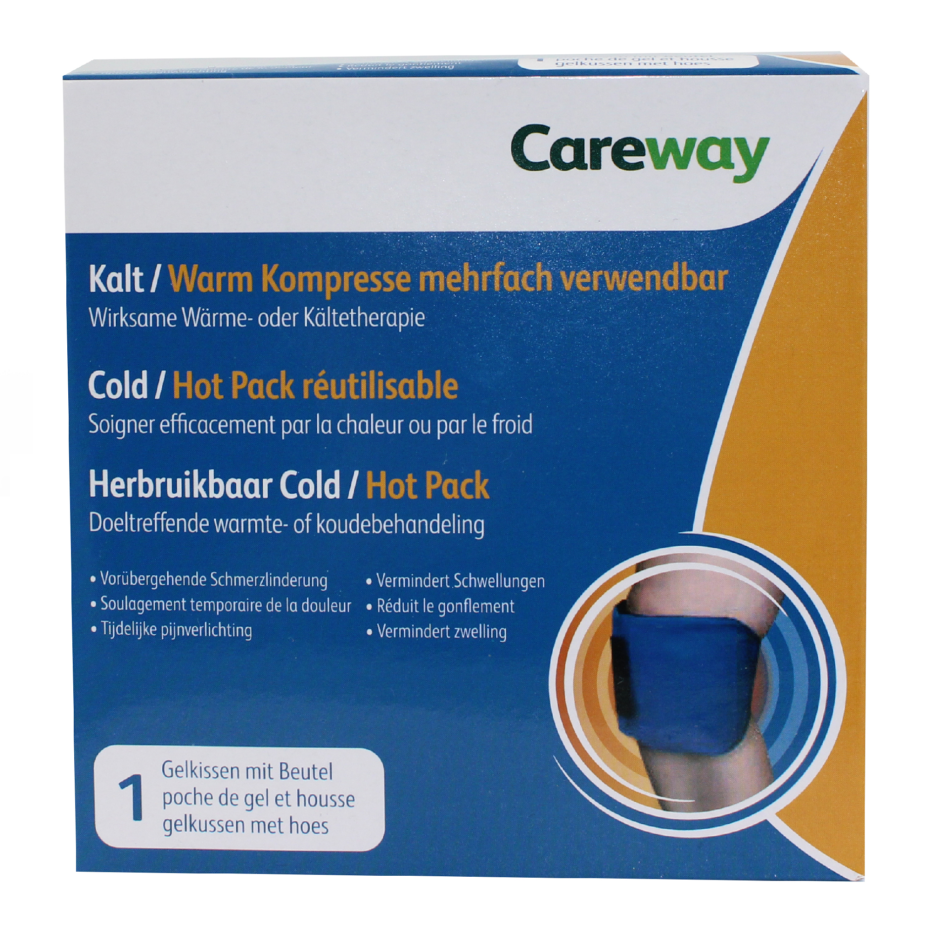 Staren leugenaar vitaliteit Careway Hot Cold Pack 26x13,5cm + Hoes | Lloydspharma Apotheek –  LloydsPharma