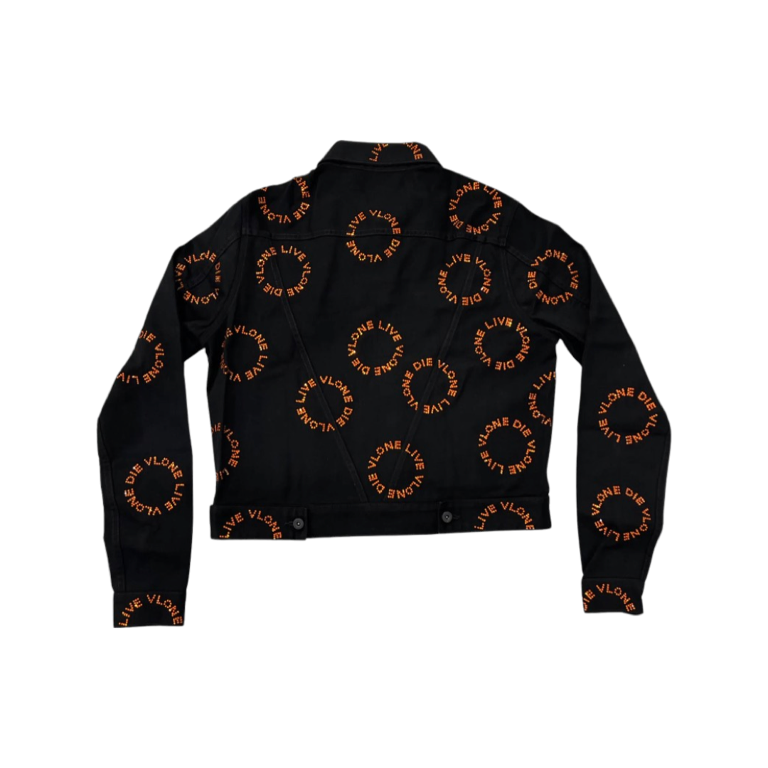 激レア 再販なし VLONE RHINESTONE DENIM JACKET | mdh.com.sa