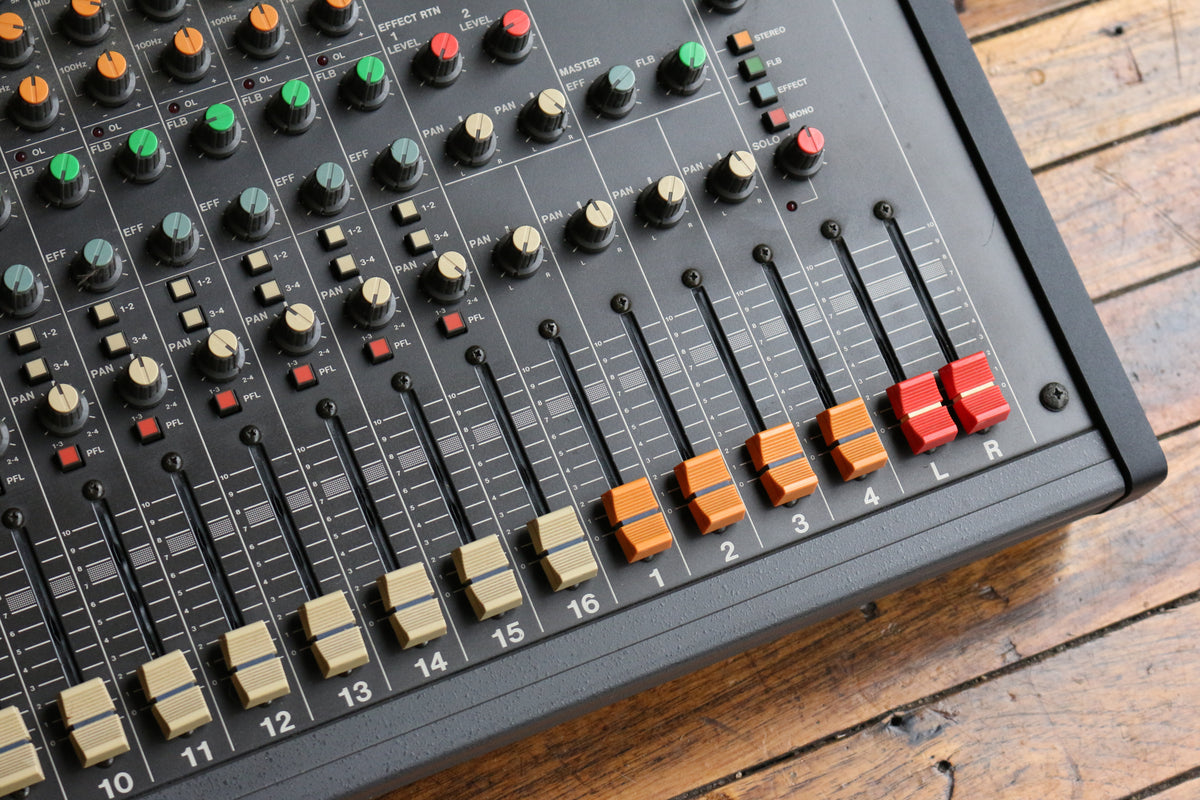 1980s Tascam M-216 Analog Mixer 16 Channel 4 Buss – Rock N Roll