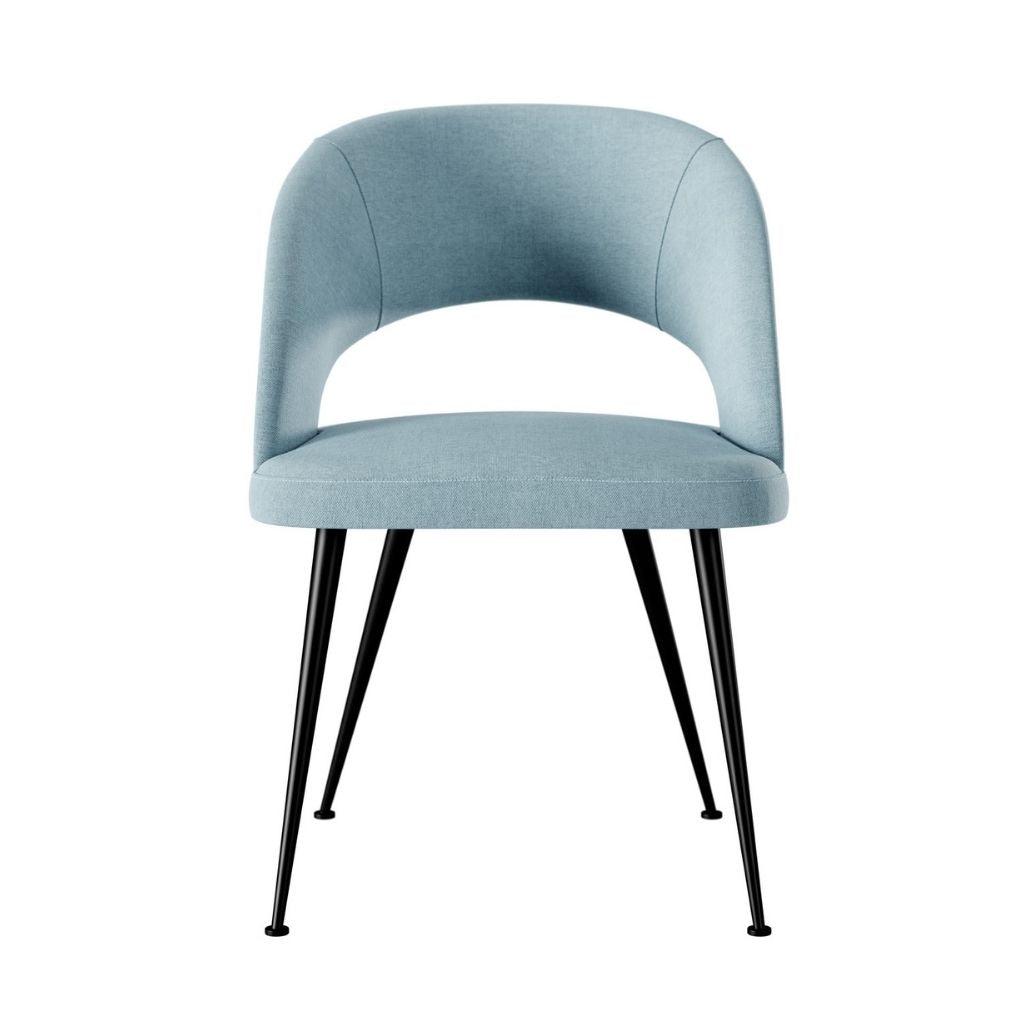 duck egg blue velvet dining chairs