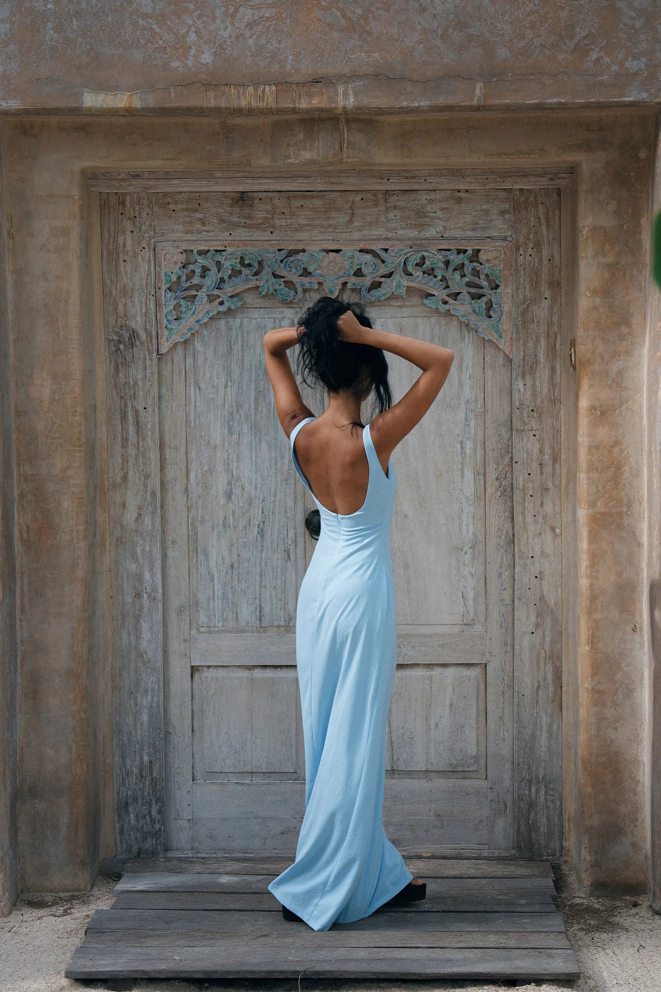 Daisy Dress Sky Blue