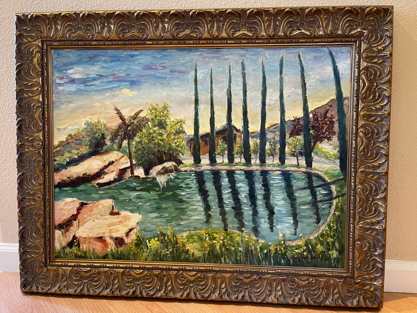 The Pond at Gershon Bachus Vintners