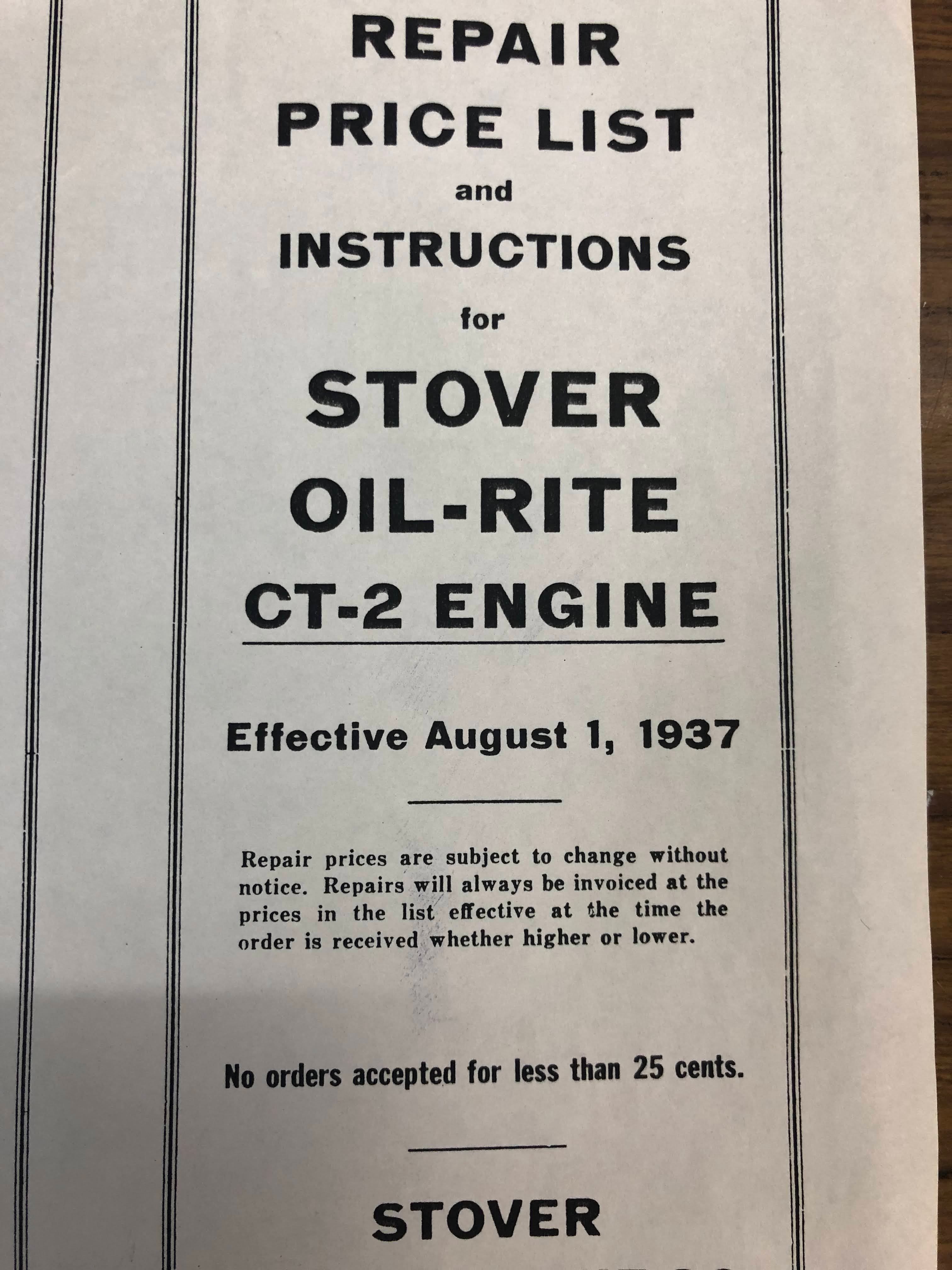 Economy/ Stover 1.5 2hp Rally Badges