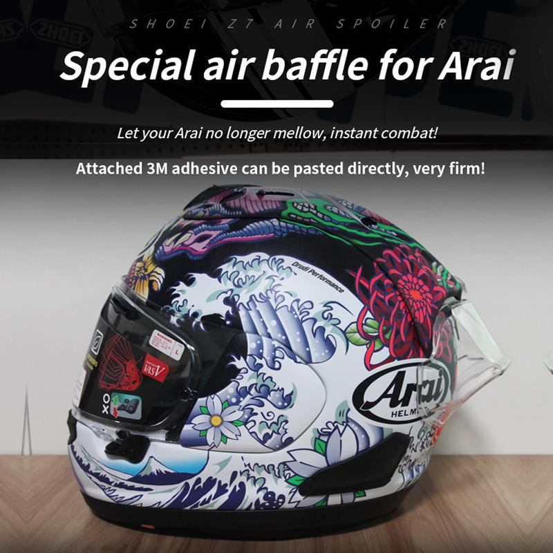 RX7X RR5 Motorcycle Rear Trim Helmet Spoiler For ARAI RX7X RX-7X