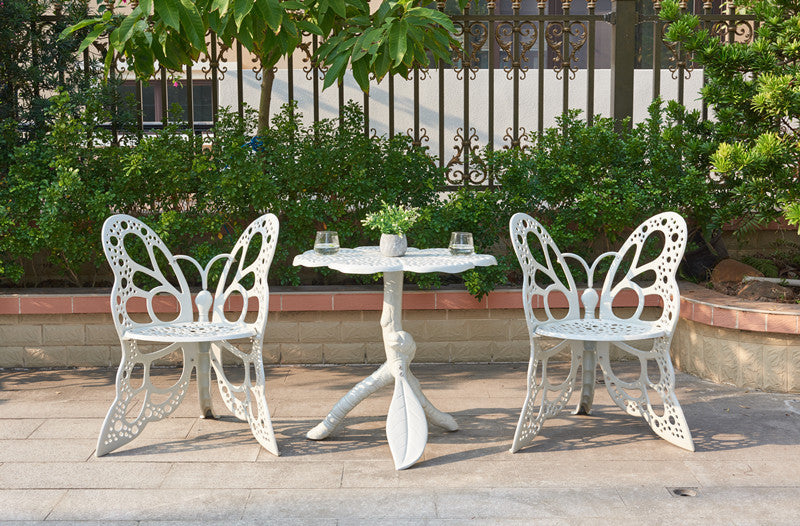 low back white dining chairs