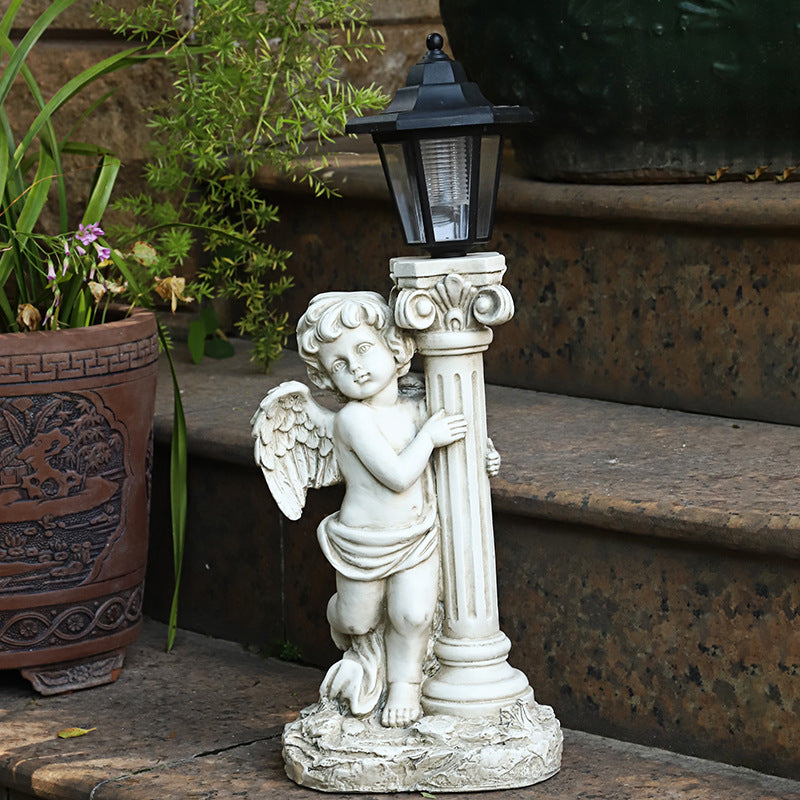 solar angel garden lanterns