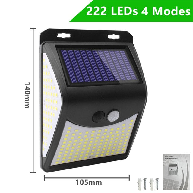 sensor solar garden lights