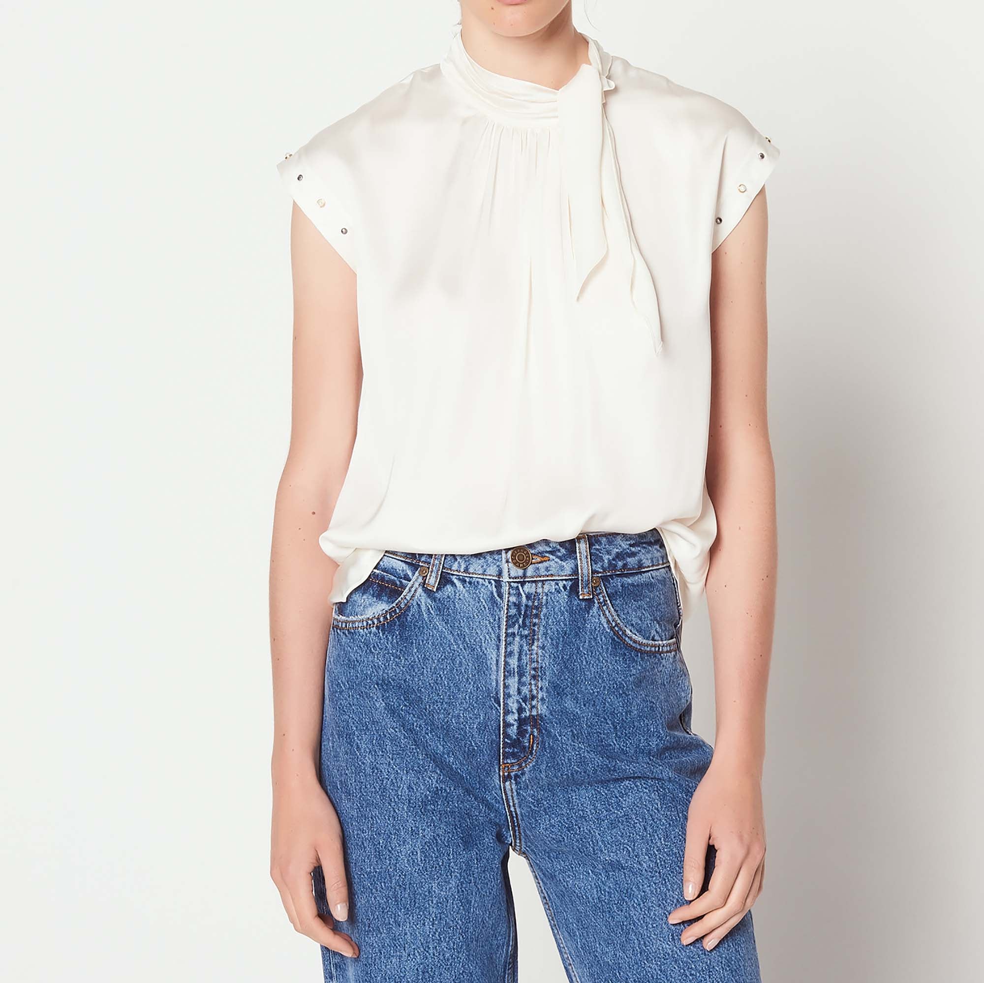 Top avec détails de studs Sandro seconde main