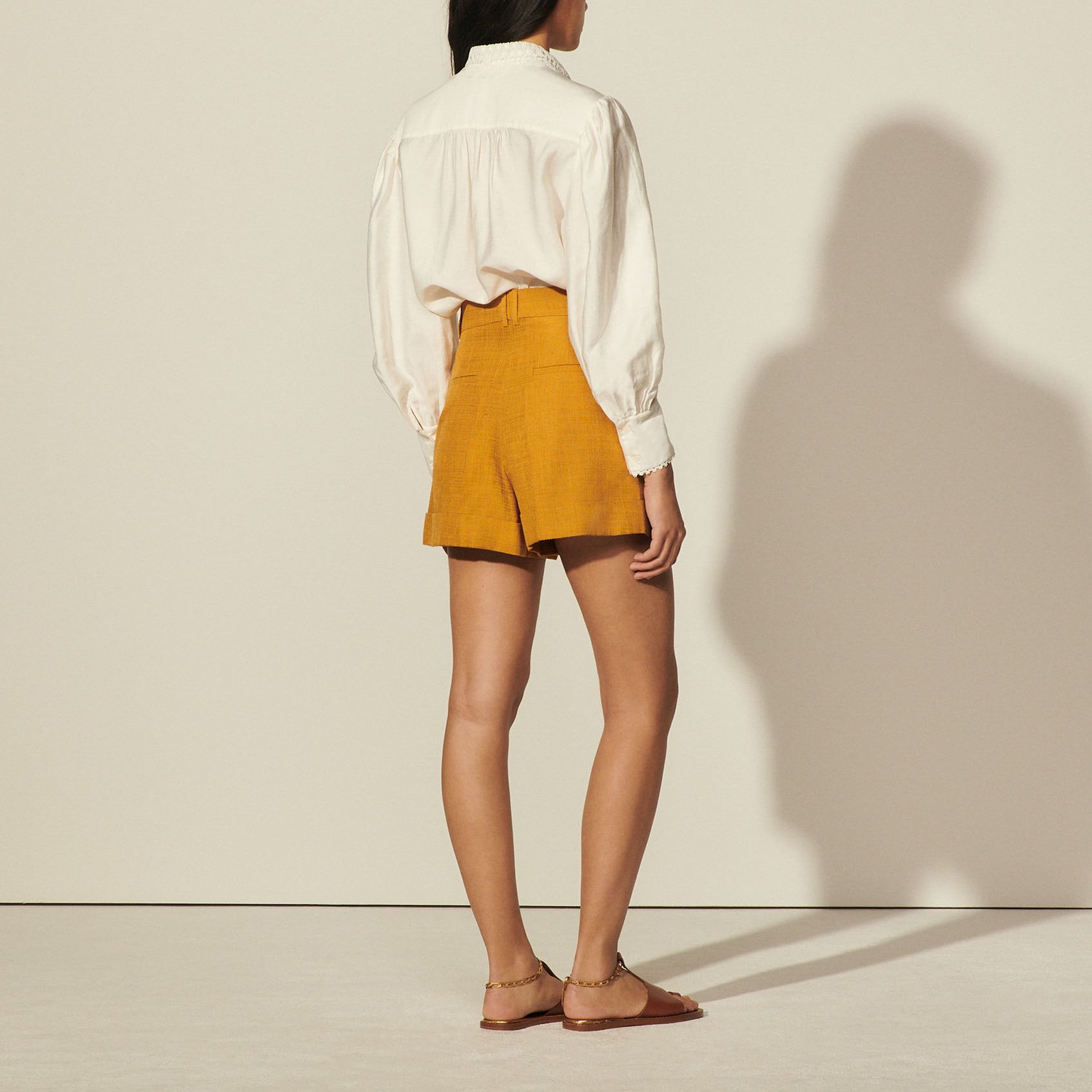 Short à plis cassés Sandro seconde main