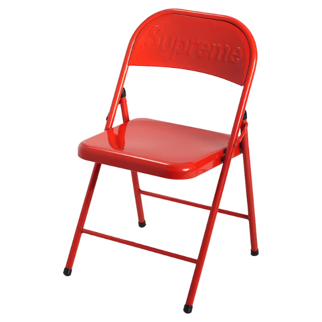 赤 Supreme Director's Chair - 折り畳みイス