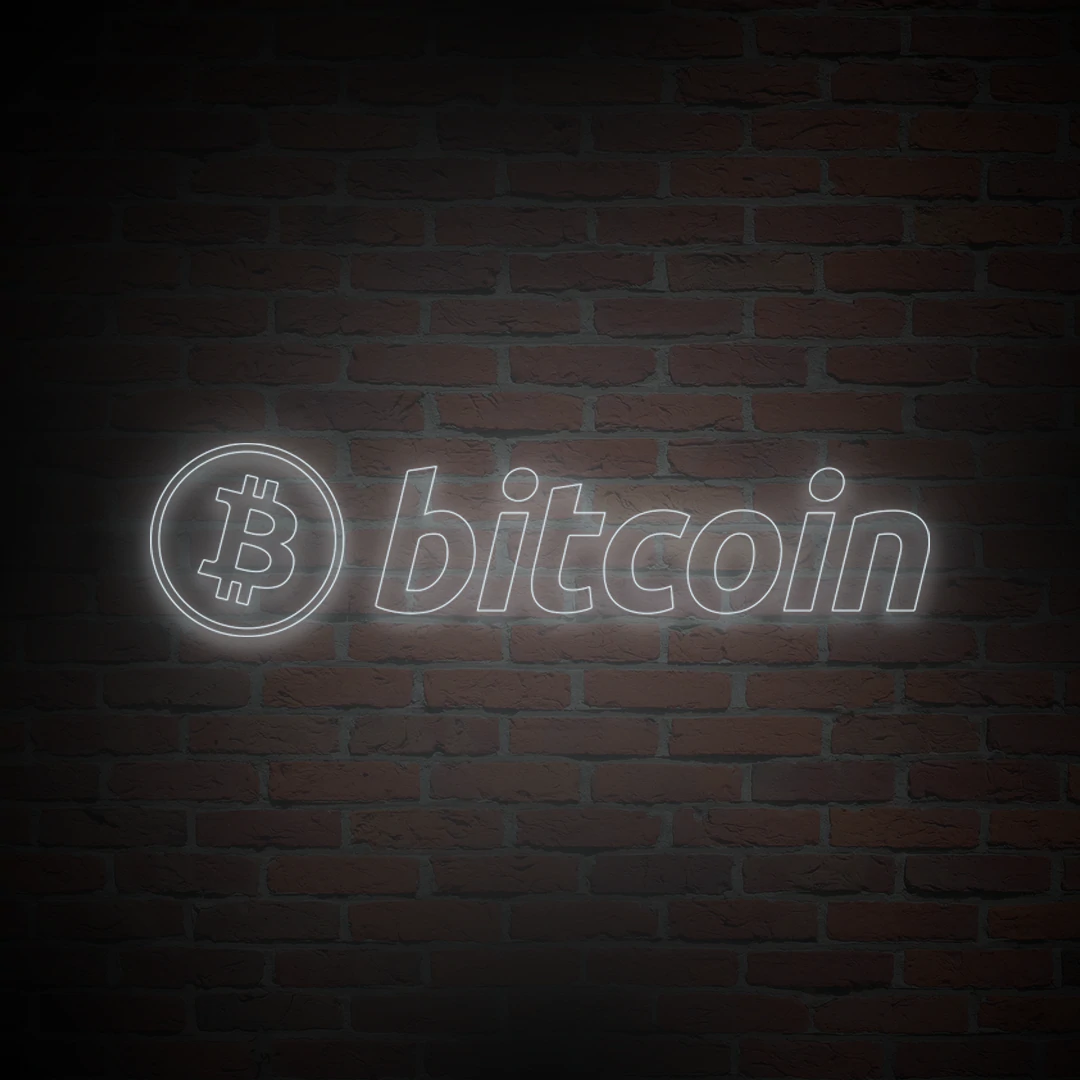 'BITCOIN LOGO' NEON SIGN
